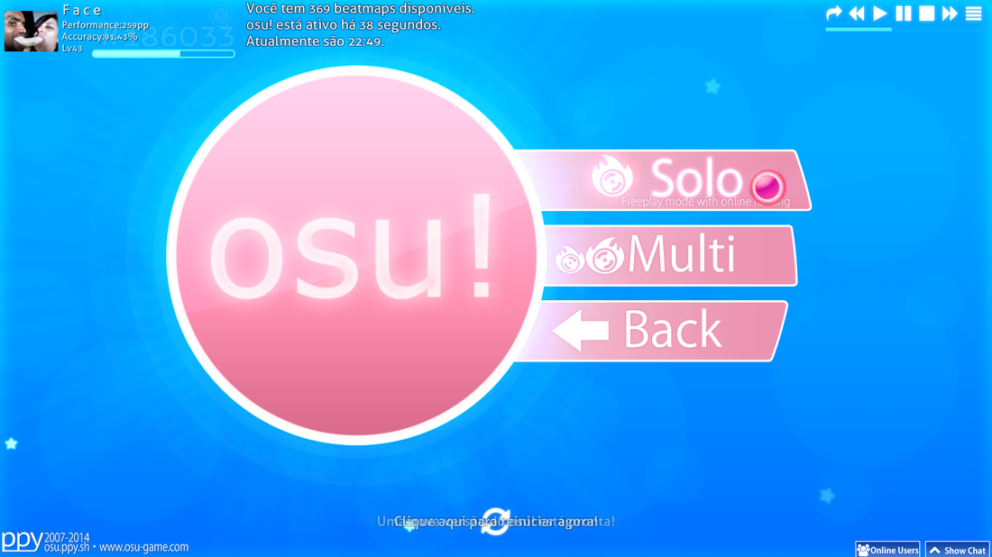 OSU!, o jogo de ritmo gratuito
